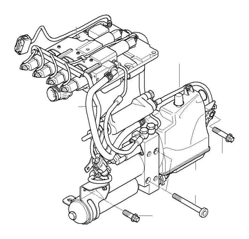 Reparatur- Hydraulikeinheit , BMW M5 , BMW M6 21 54 2 282 998,GS7S47BG, E61 ,E64