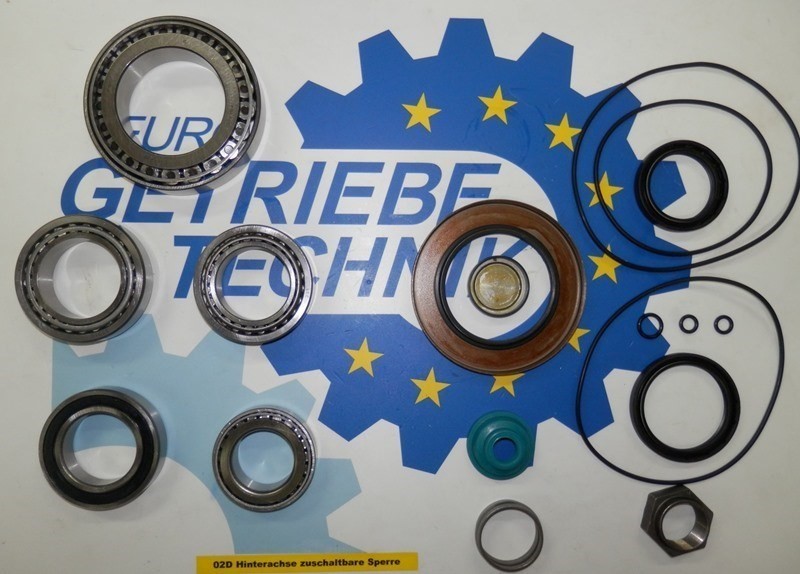 Getriebelagersatz Hinterachsgetriebe mit zuschaltbarer Sperre Syncro 02D